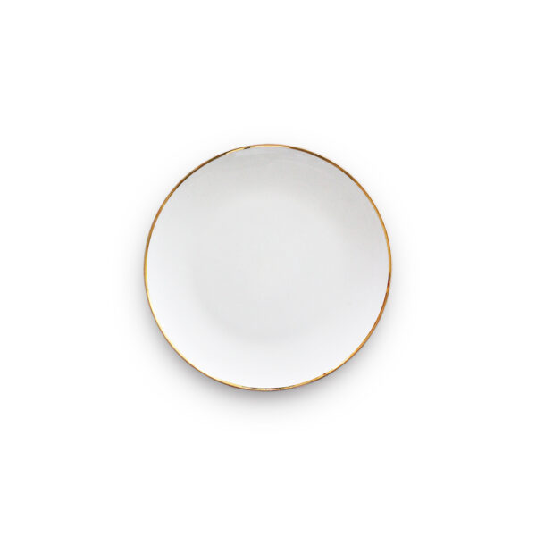 Halo Gold Bread plates set of 4