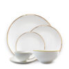 Halo Gold Salad plates set of 4 - Image 2